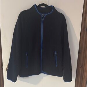 Women’s Navy Fleece Jacket with Blue Accents